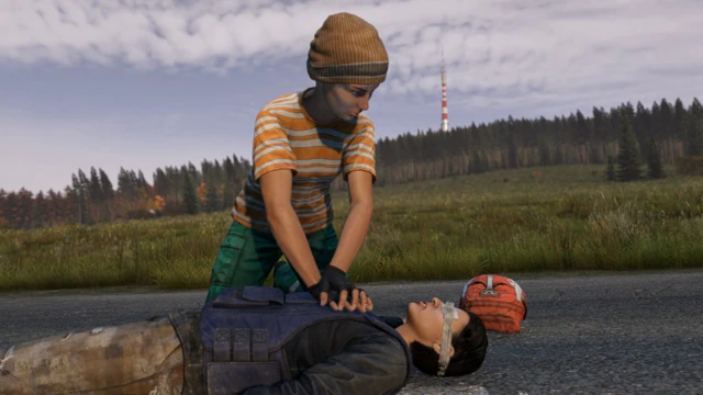DayZ loot and item ESP — DayZ cheat gameplay screenshot