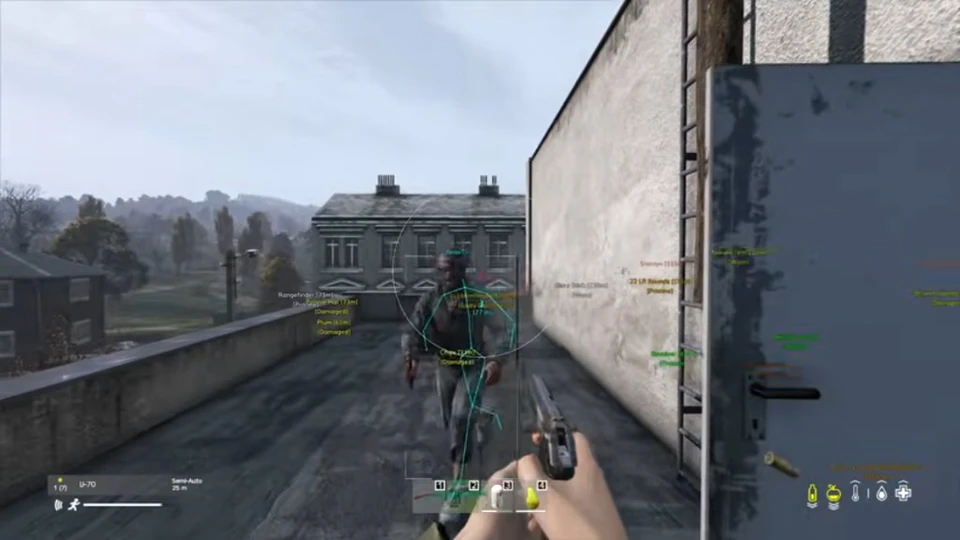 DayZ aimbot guide — DayZ cheat gameplay screenshot